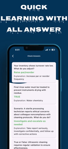 Sterile Processing Tech Exam Screenshot 9 of 9