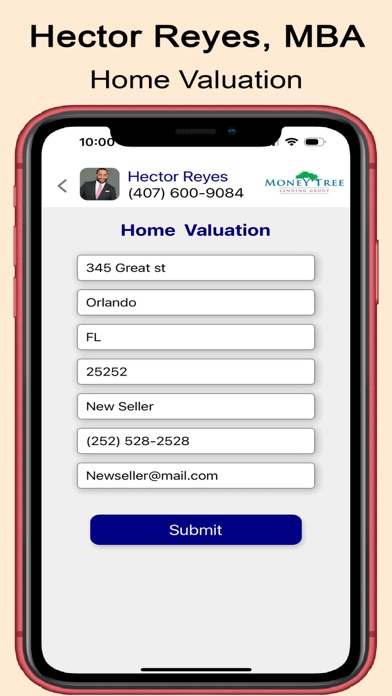 Hector Reyes, MBA Screenshot