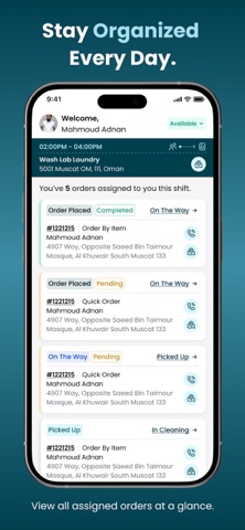 Laundrify Driver screenshot