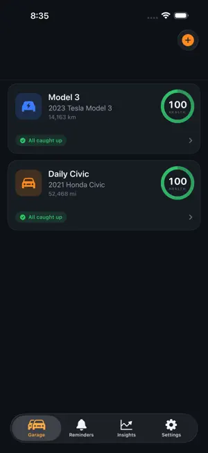 GarageLog: Car Maintenance screenshot 1