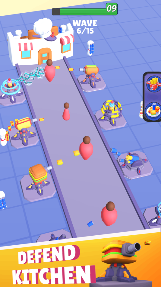 #2. Feast Defense 3D (iOS) 由: Stubborn Gaming Studios LLP