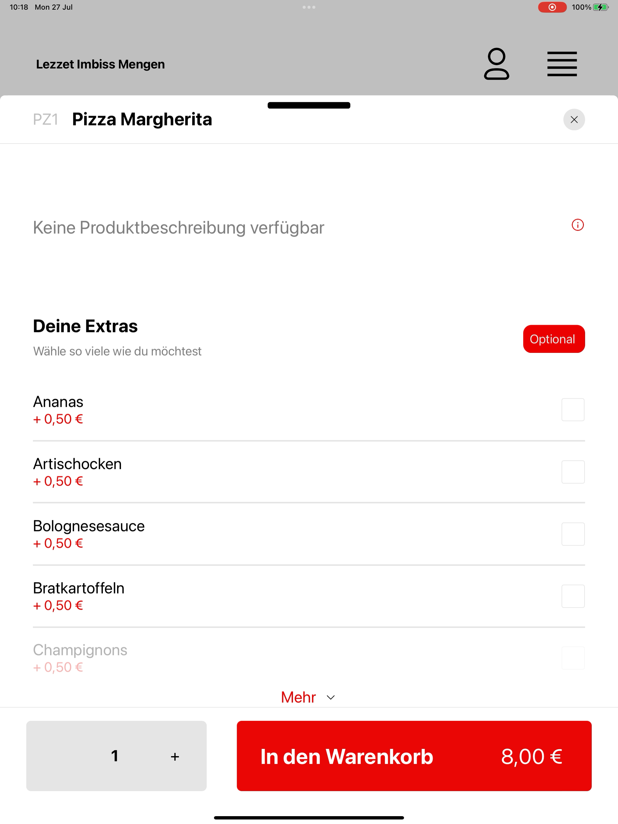 Lezzet Imbiss Mengen screenshot 15
