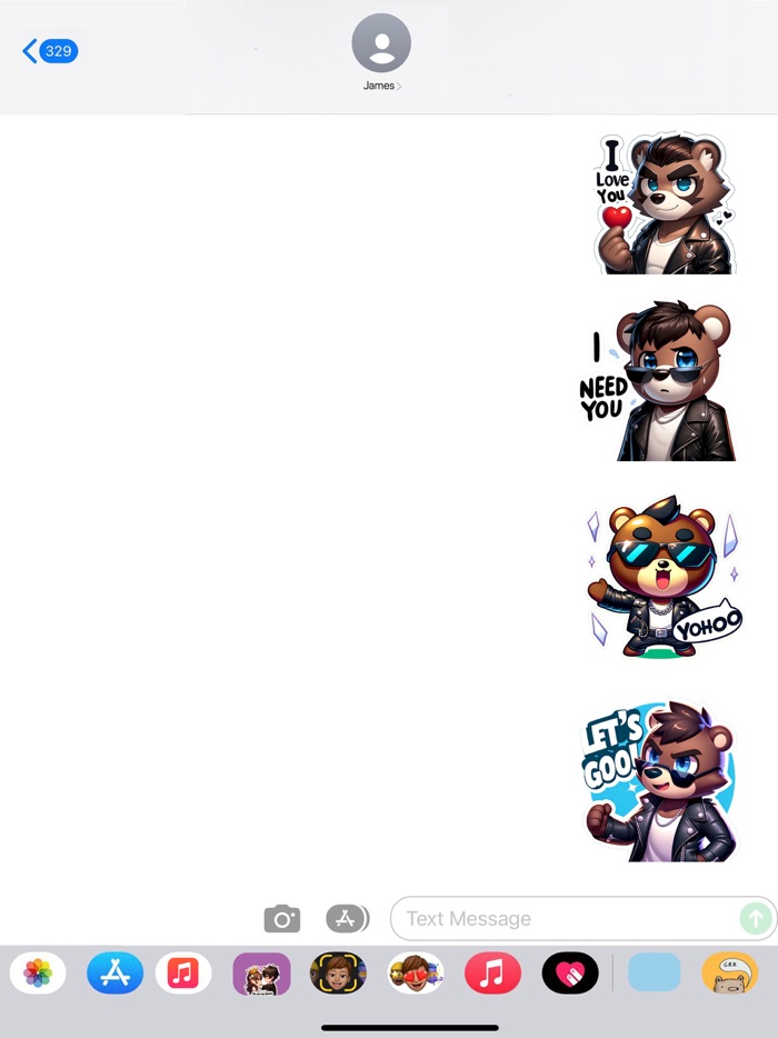 Rocky, Expressive Stickers