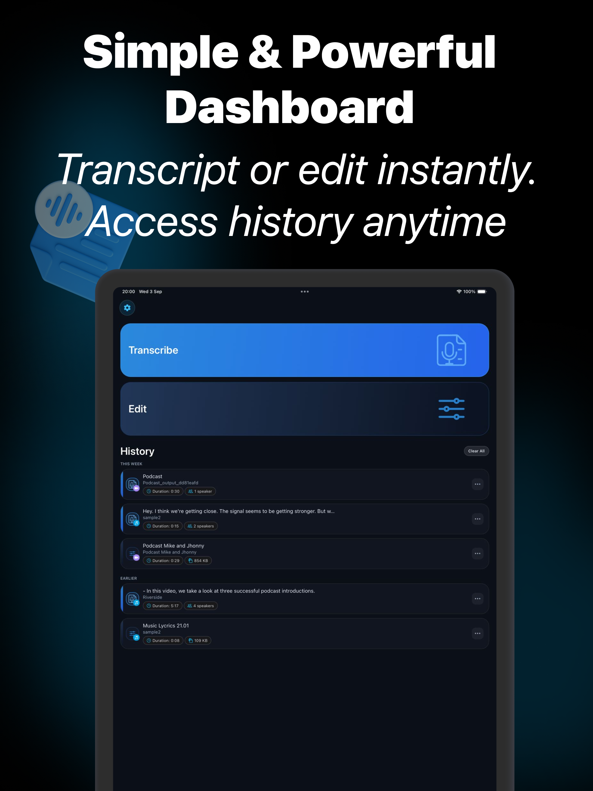 Transcript & AI Video Editing screenshot 10