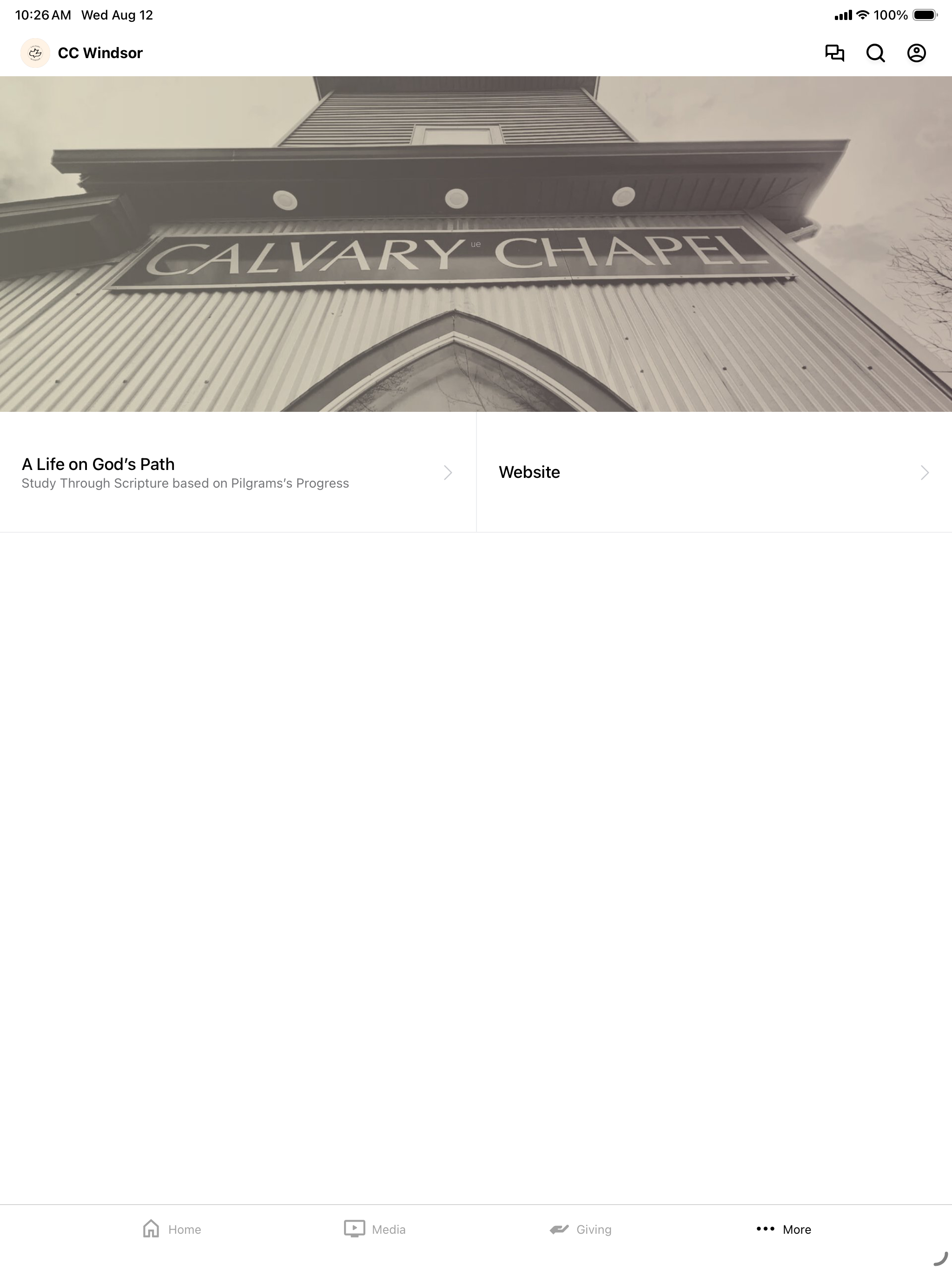 Calvary Chapel Windsor screenshot 6