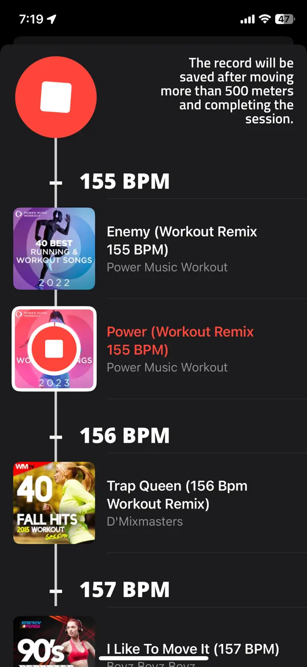 Screenshot #2 pour BeatRun Pro: Sync Your Steps