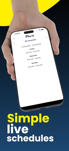 Plait Employee App iPhone screenshot
