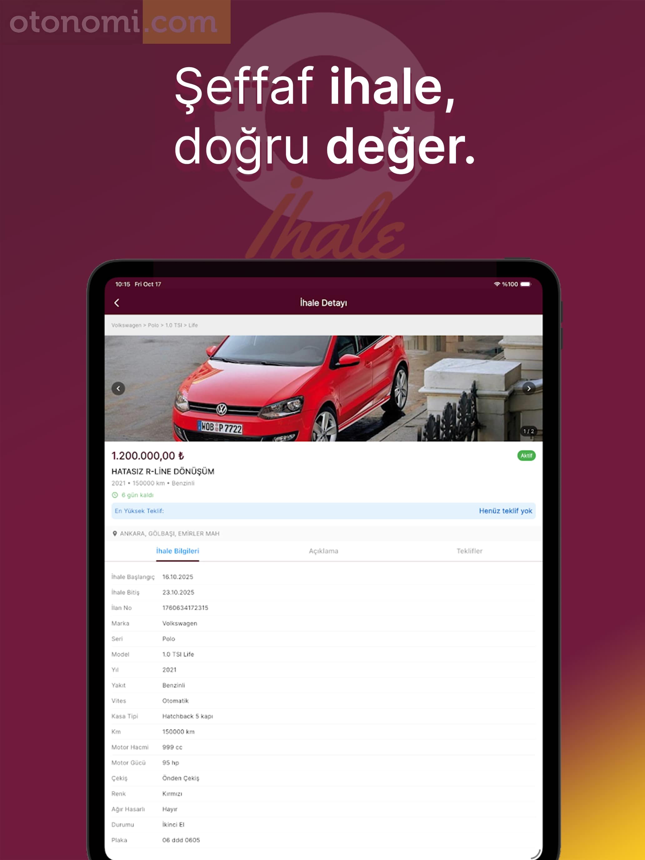Otonomi İhale