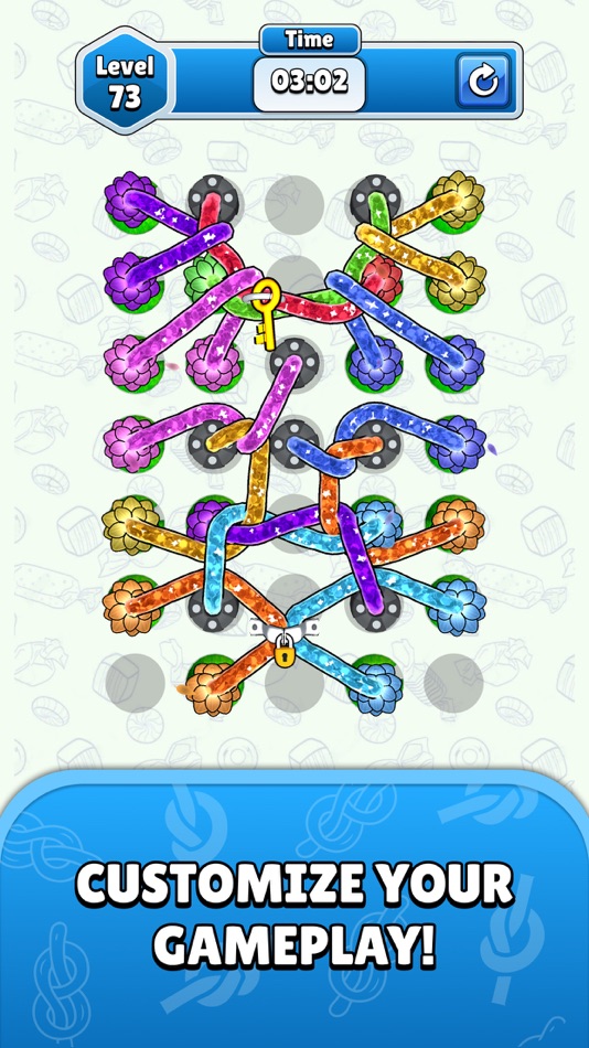 #7. Twisted Tangle (iOS) 由: Rollic Games