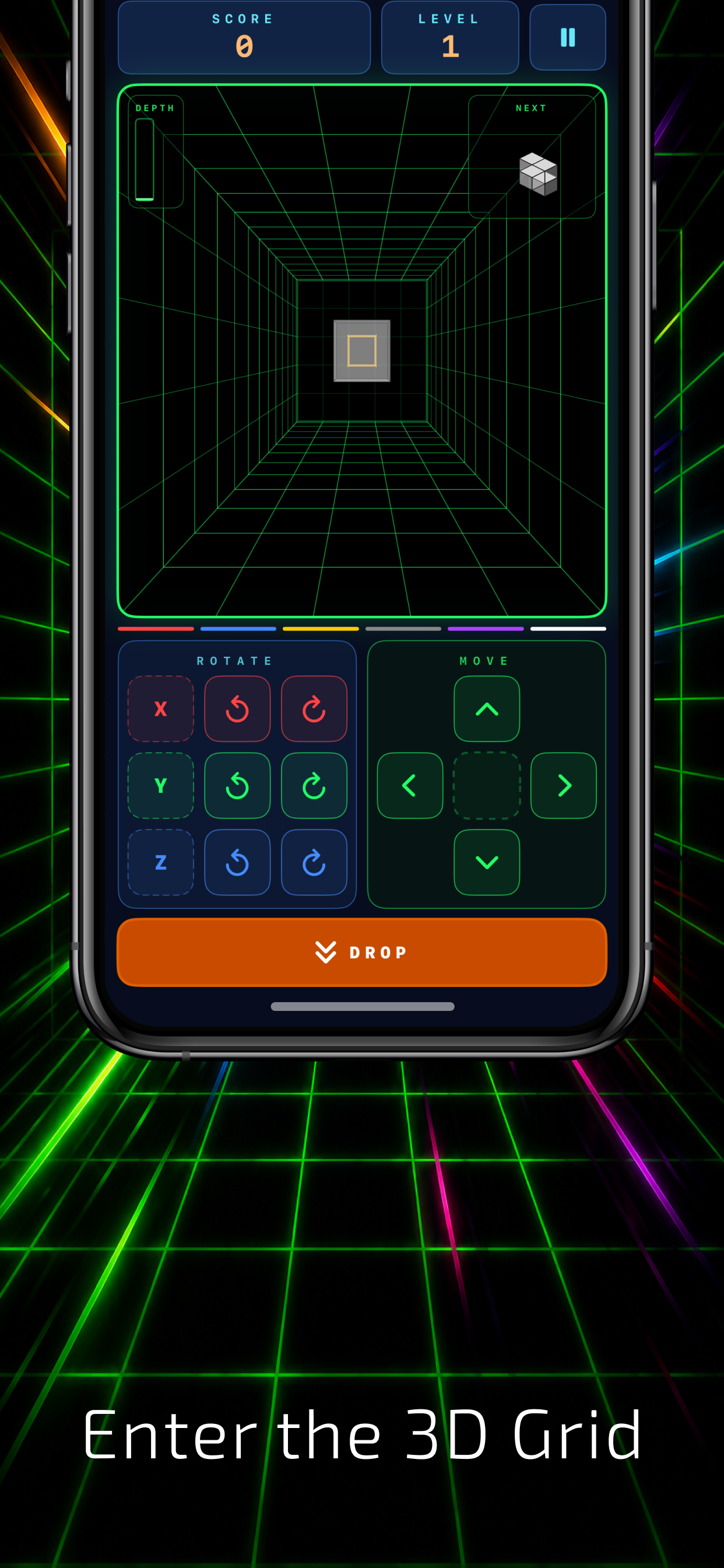 CubeFall - 3D Block Puzzle screenshot 5