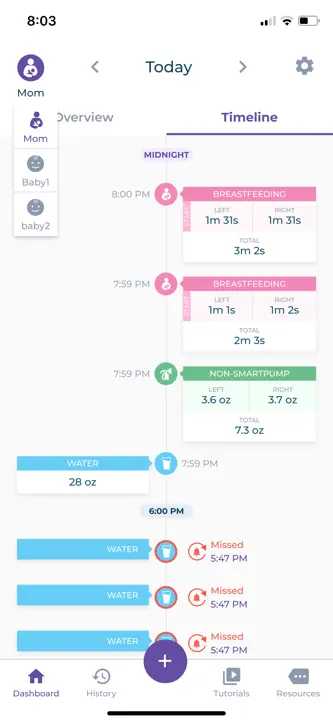 Lansinoh Smartpump 2.0 App : capture d’écran 4 sur 10