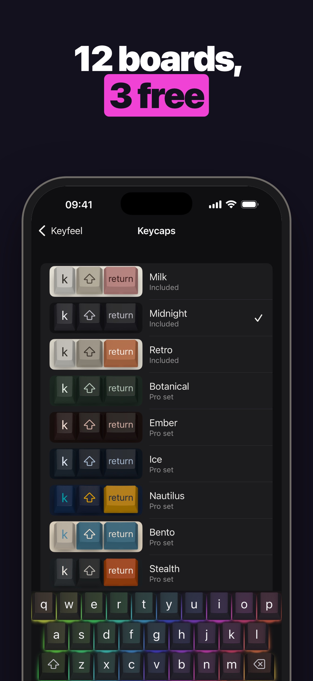 Screenshot 4 of Keyfeel: Mechanical Keyboard
