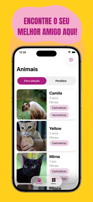 Quatro Patas - Adote um amigo screenshot 1
