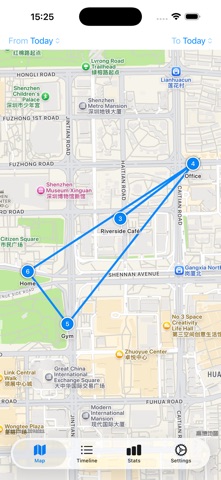 GPS Trail screenshot