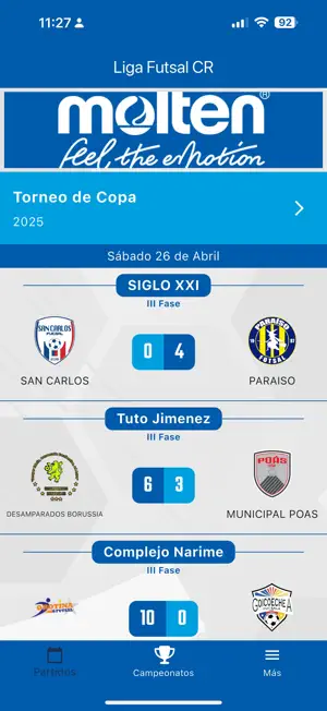 Liga Futsal de Costa Rica screenshot 1