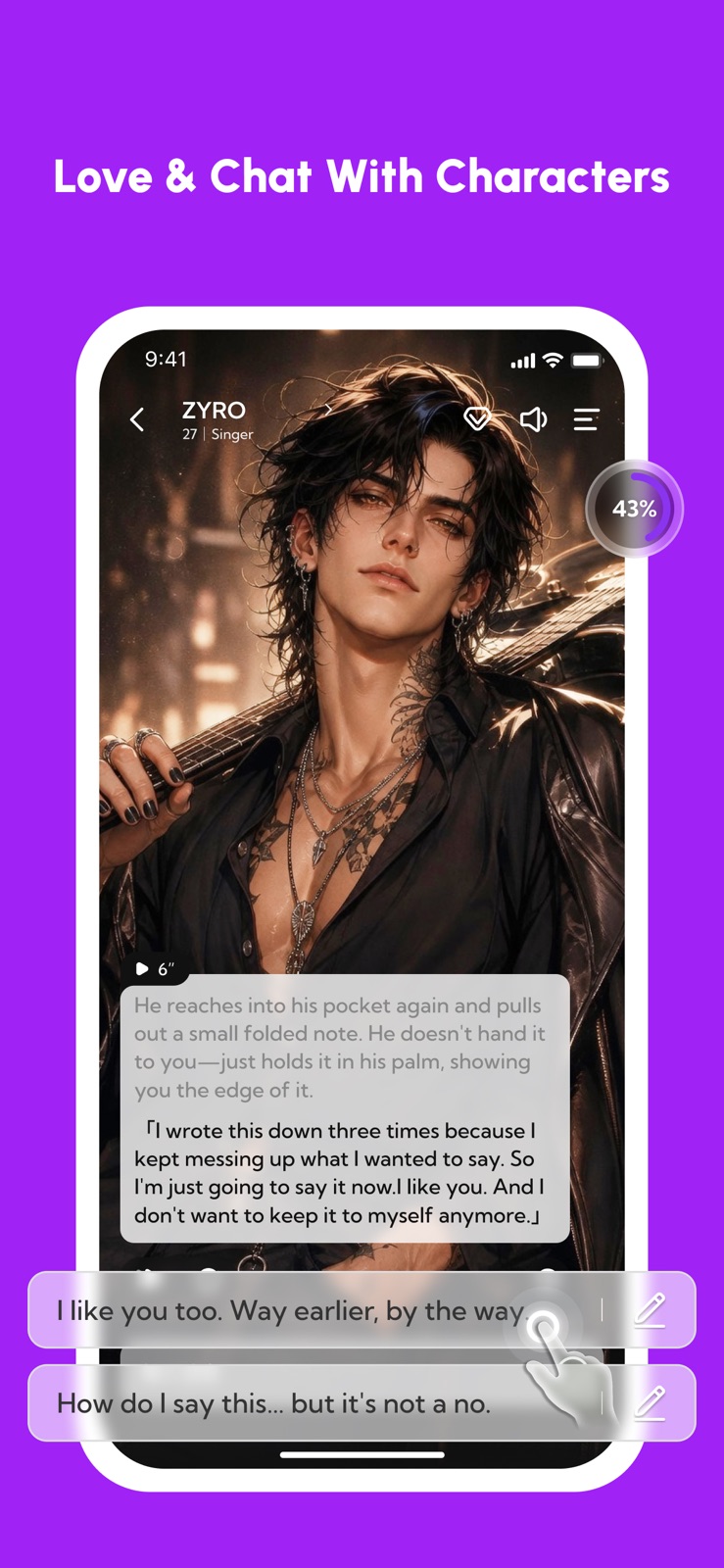 DeepLove AI：Dream AI Love Chat iphone screenshot 1