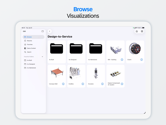 SAP Product Model Viewer iPad screenshot 5 - Business app
