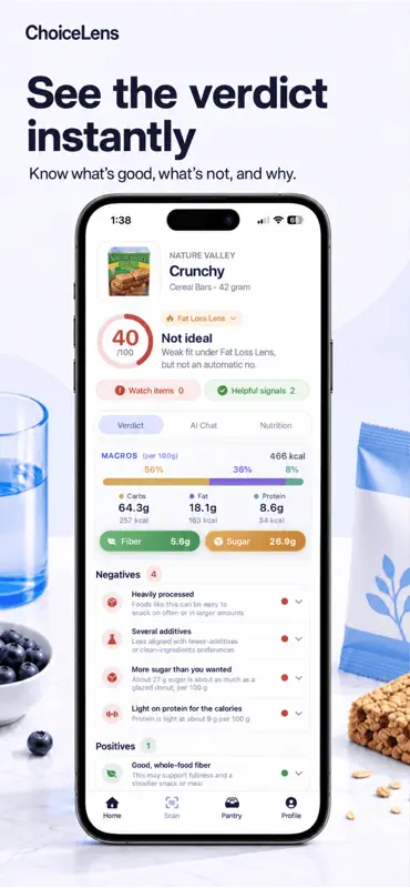 Choice Lens - AI Food Scanner screenshot 2 of 4