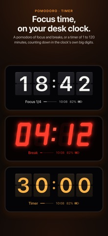 Lumi Clock: Flip Desk Clock Screenshot 5 of 10
