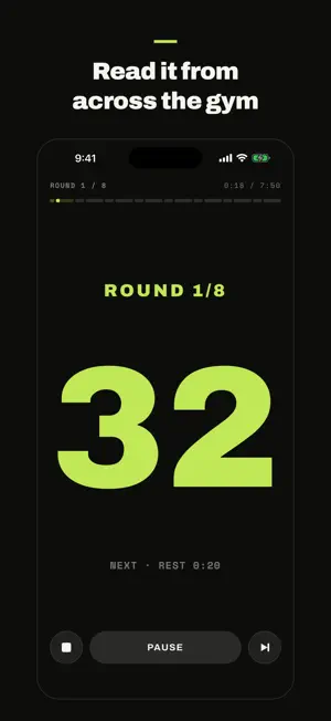 EM:OM Workout & Interval Timer screenshot 1