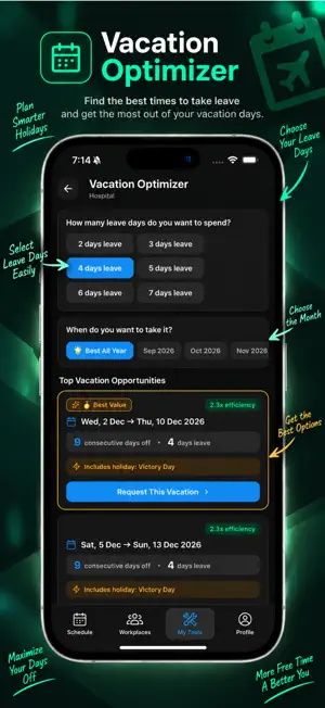 Dawamy: Smart Shift Planner screenshot 4