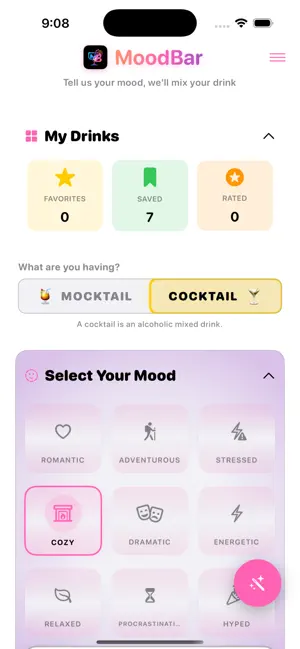 M00dBar screenshot 2