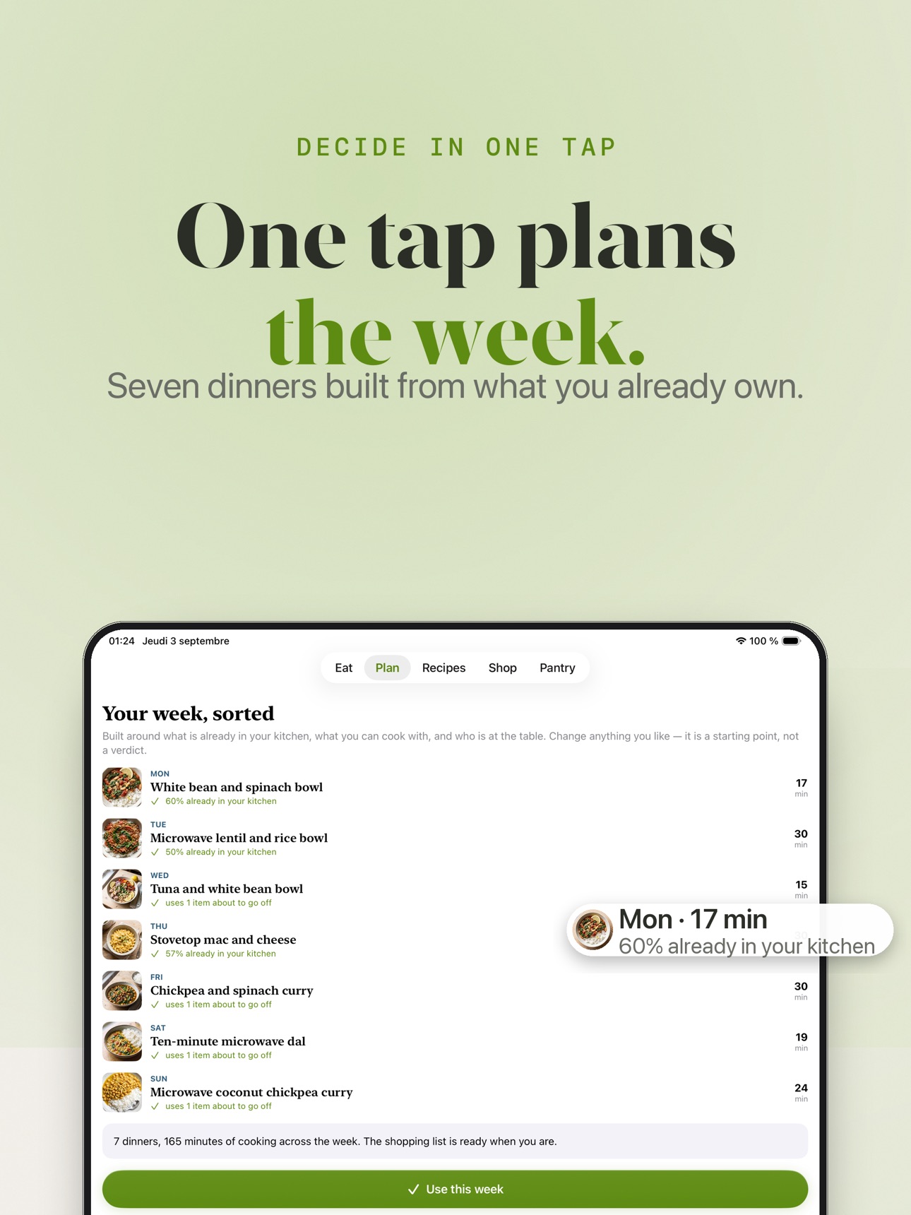 Screenshot 8 of Mealtide — Family Meal Planner