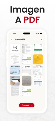 Convertidor PDF - Imagen a PDF iPhone screenshot 2