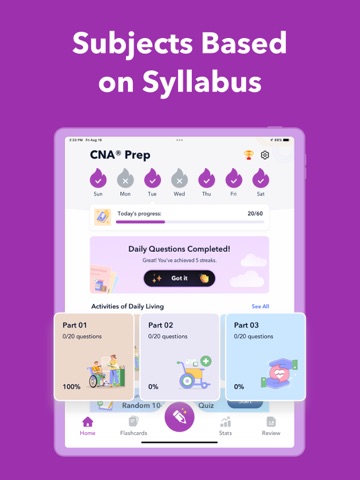 CNA Exam Prep & Practice 2026 iPad screenshot