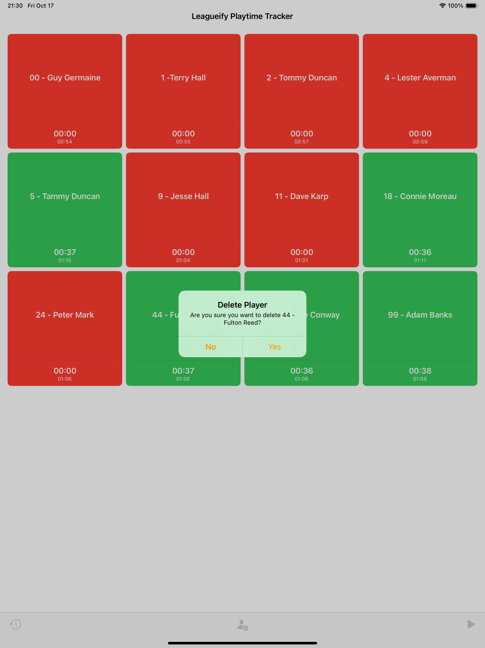 Leagueify Playtime Tracker