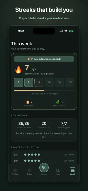 DeenFlow : Muslim Self Control screenshot 2