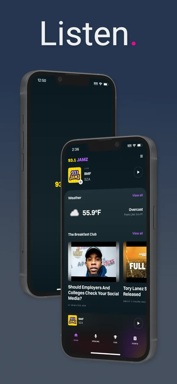 Screenshot #1 pour 93.1 Jamz