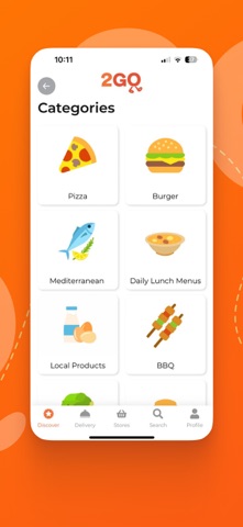 2GO Local Food Delivery screenshot