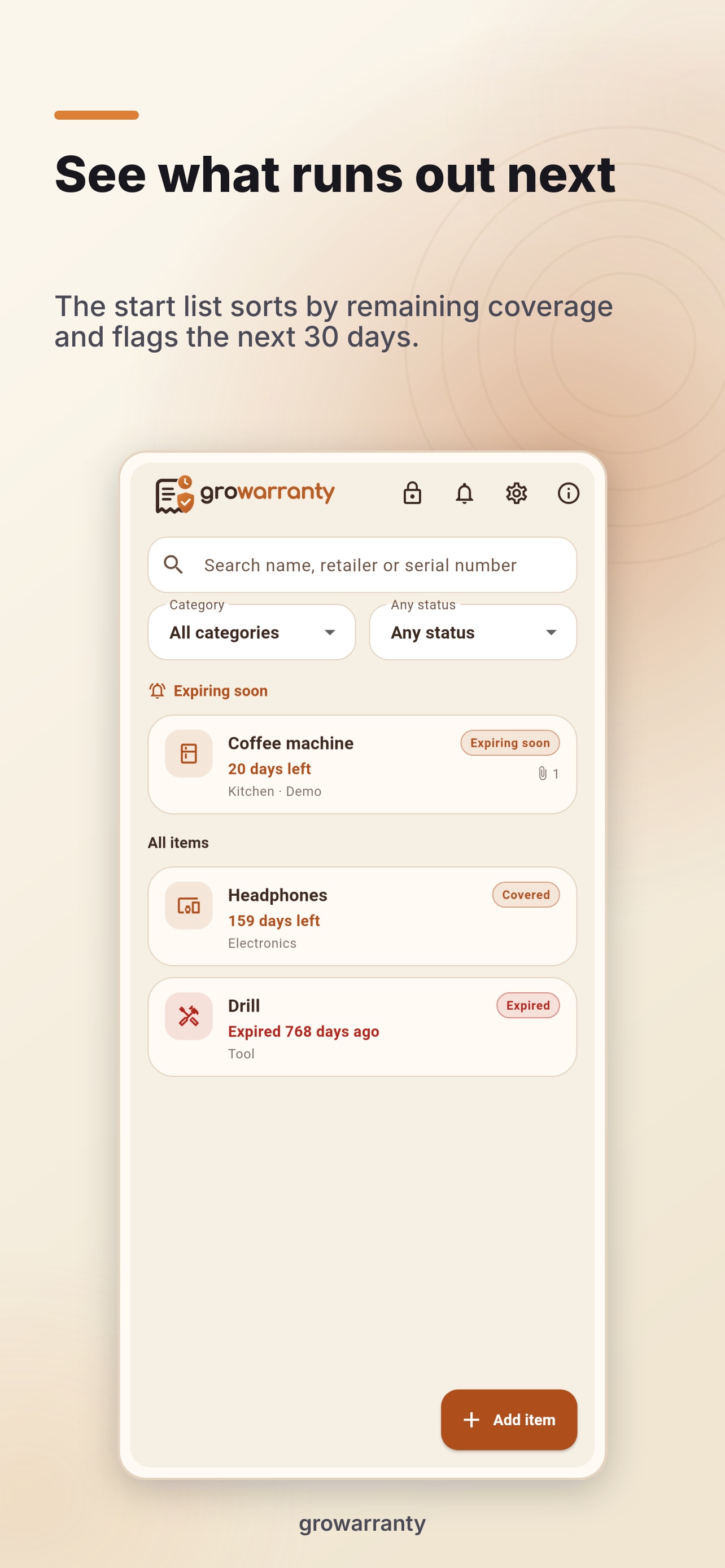 Screenshot 2 of growarranty