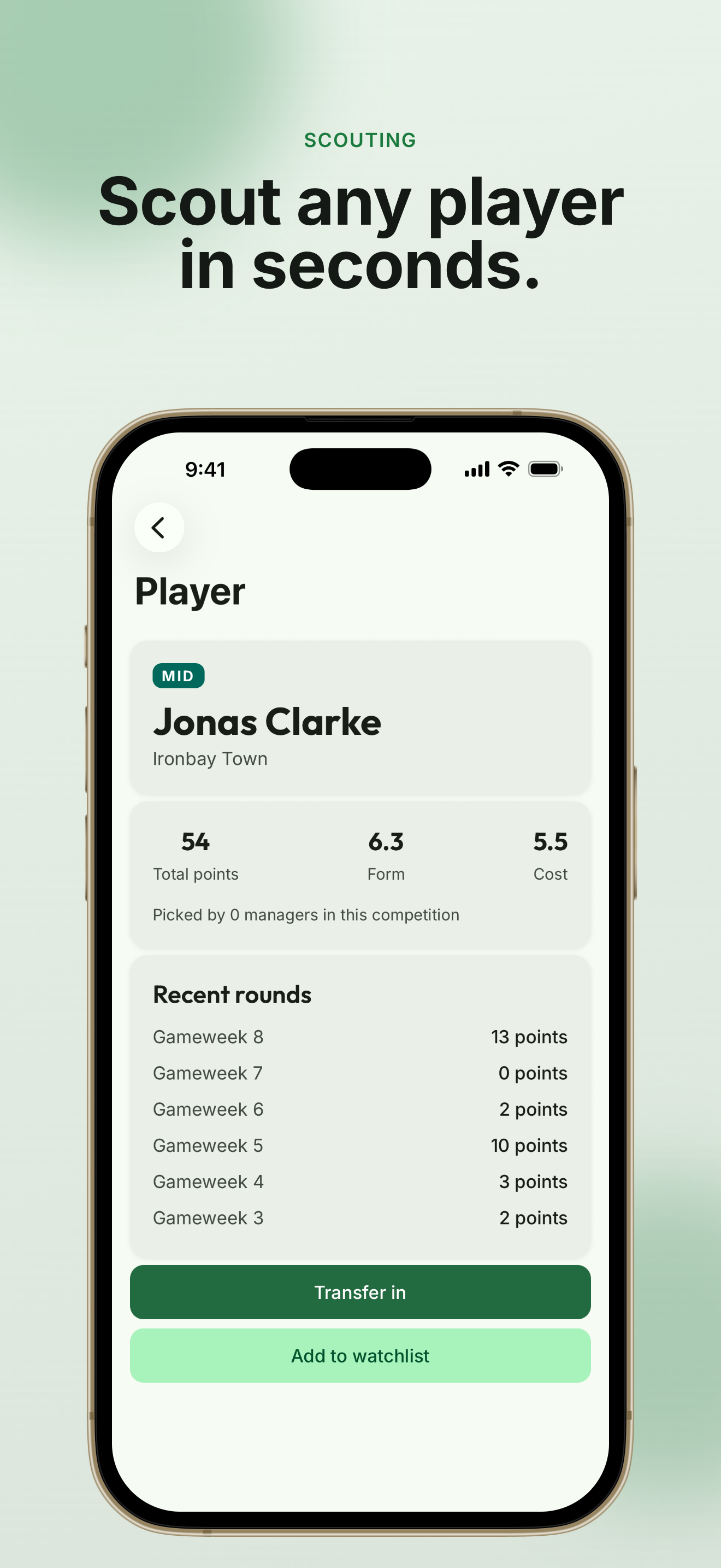 Squadra: Fantasy Soccer League screenshot 3