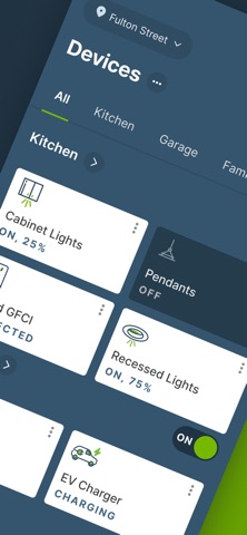 My Leviton iPhone screenshot