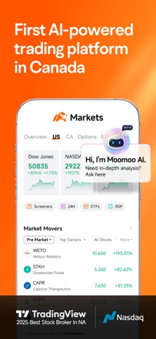 moomoo - Invest & Trade iPhone screenshot 1