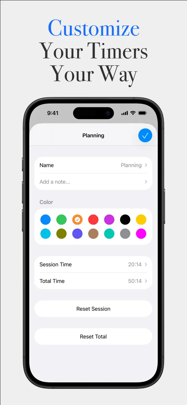 #4. Multi Timer & Chart: Time Ace (iOS) Ved: ProductiveTap