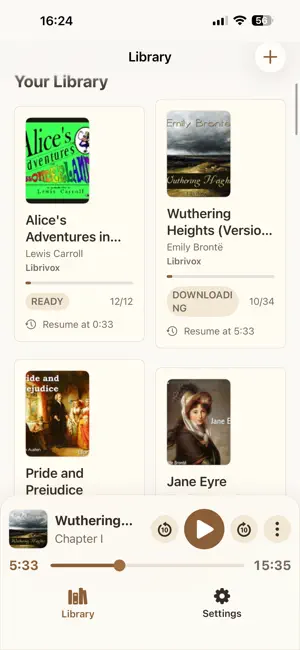 Libly: Audiobook Player screenshot 2