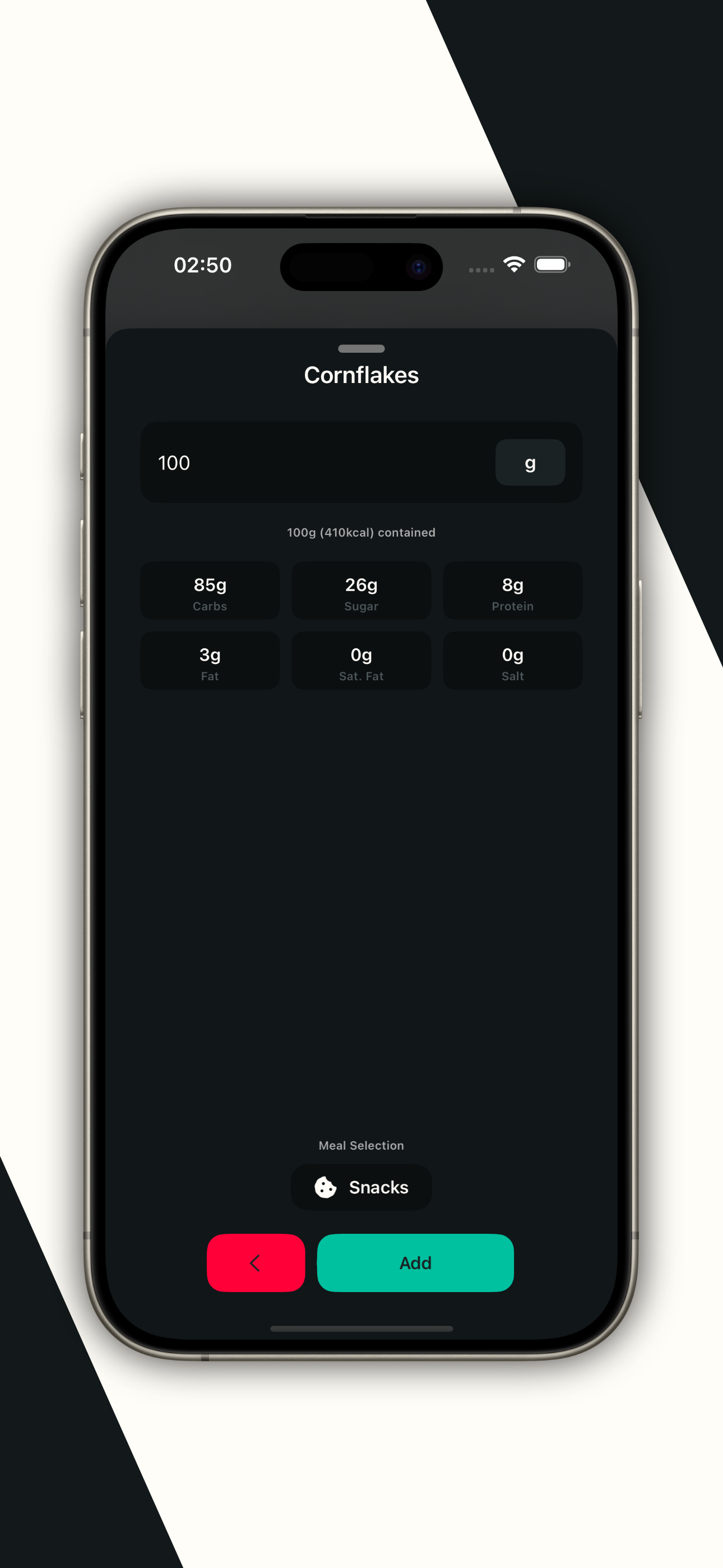 devfour™ calories+ screenshot 6