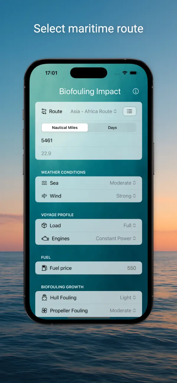 Screenshot #1 pour Biofouling Impact