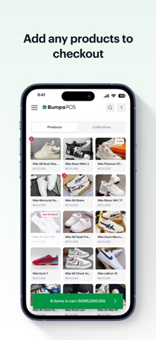Bumpa Point of Sale (POS) iPhone screenshot