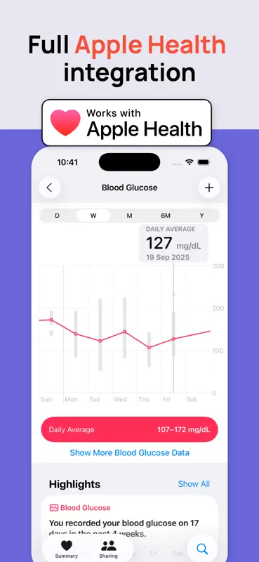 Diabetes App - Diabeto Log screenshot 3 of 10