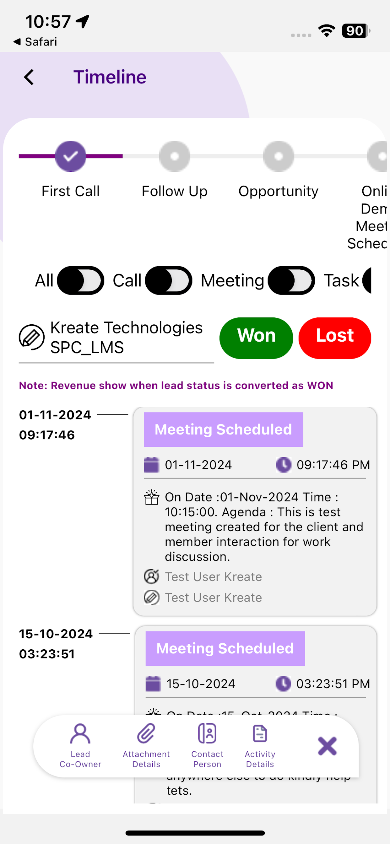 Kreate ERP screenshot 6