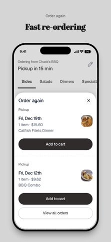 Chuck's BBQ iPhone screenshot