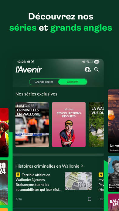 L'Avenir - Actu 24h/24 iPhone screenshot 5 - News app