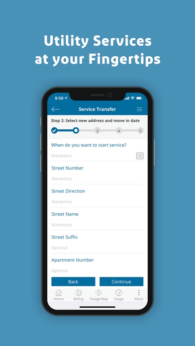 City Utilities – My Account Screenshot