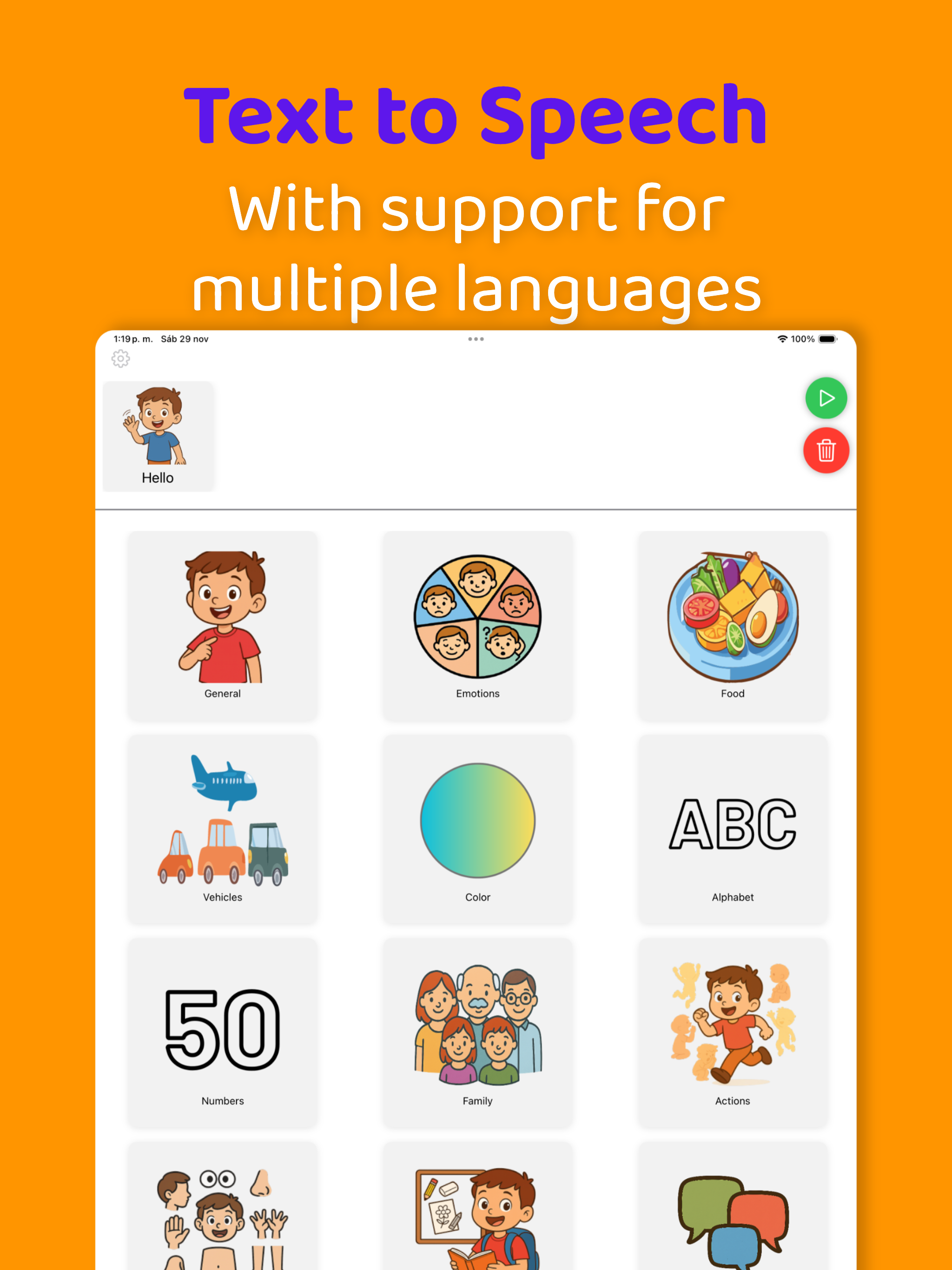 PictoKids AAC: Speech Kids screenshot 9