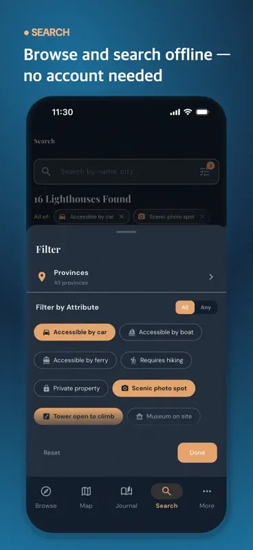 Canadian Lighthouse Guide screenshot 8 of 8