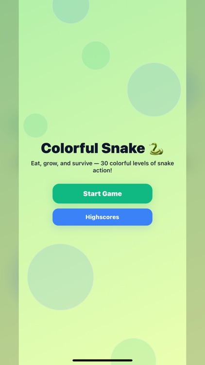 Colorful Snake Game